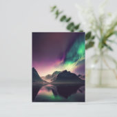Carte Postale Ciel nocturne aurora (Debout devant)