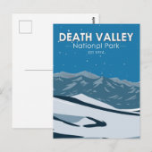 Carte Postale Ciel nocturne du parc national de la vallée de la  (Devant / Derrière)