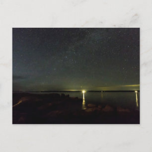 Carte Postale Ciel nocturne sur la baie de Gouldsboro, Maine