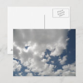 Carte postale Ciel Nuageux (Devant / Derrière)