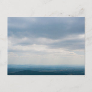 Carte Postale Ciel nuageux sur les montagnes Ouachita, Oklahoma