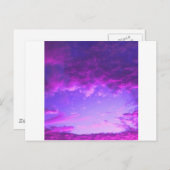 Carte Postale Ciel pourpre (Devant / Derrière)