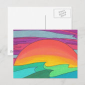 Carte Postale Ciel Sun Streak (Devant / Derrière)