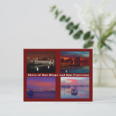 Carte Postale Ciels de San Diego et San Francisco (Debout devant)