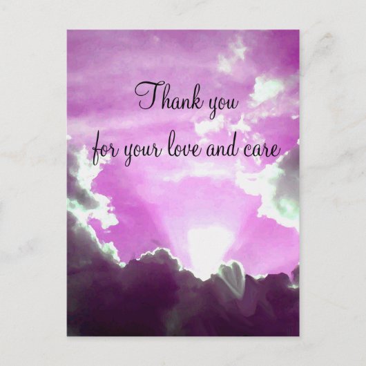 Carte Postale Ciels violets_ (Devant)