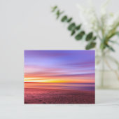 Carte Postale Ciels violets au-dessus de la mer (Debout devant)