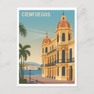 Carte Postale Cienfuegos Cuba Vintage