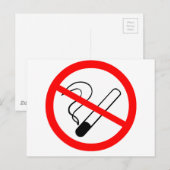 Carte Postale Cigarette (Devant / Derrière)