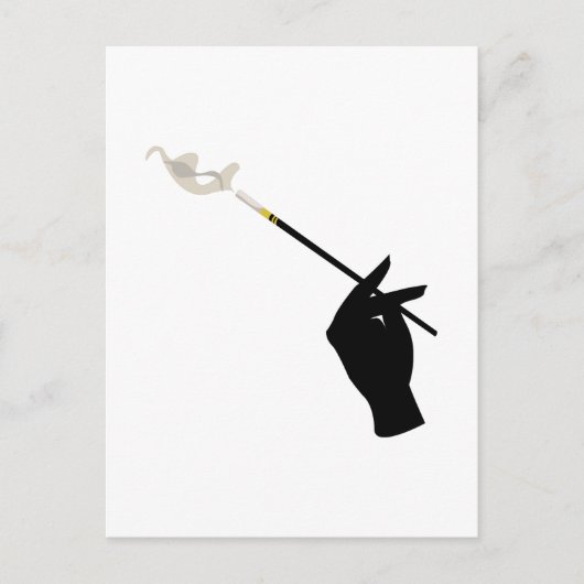 Carte Postale Cigarette à main (Devant)