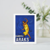 Carte Postale Cigarettes Araks (Debout devant)