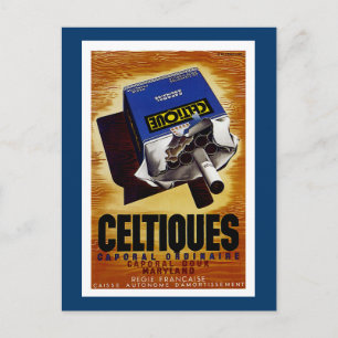 Carte Postale Cigarettes celtiques