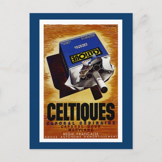 Carte Postale Cigarettes celtiques (Devant)