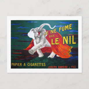 Carte Postale cigarettes éléphantes-1900