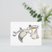 Carte Postale Cigogne (Debout devant)