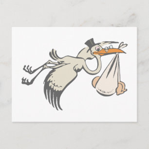 Carte Postale Cigogne