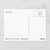 Carte Postale cigogne blanche dans son nid (Dos)