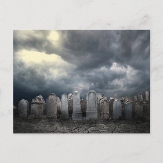 Carte Postale cimetière (Devant)