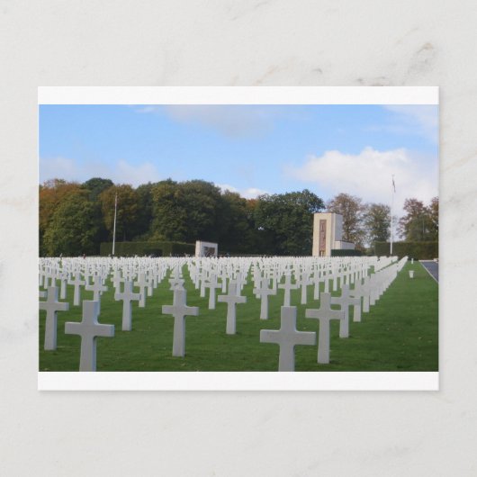 Carte Postale Cimetière américain Luxembourg (Devant)