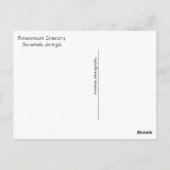 Carte Postale Cimetière Bonaventure (Dos)