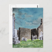 Carte Postale Cimetière celtique de Clonmacnoise (Devant / Derrière)