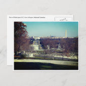 Carte Postale cimetière d'Arlington (Devant / Derrière)