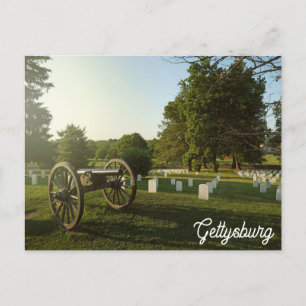 Carte Postale Cimetière de guerre civile de Gettysburg en Pennsy