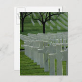 Carte Postale Cimetière de la Seconde Guerre mondiale, Journée c (Devant / Derrière)