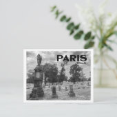 Carte Postale Cimetière de Paris (Texas) (Debout devant)