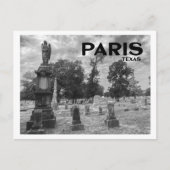 Carte Postale Cimetière de Paris (Texas) (Devant)