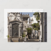Carte Postale Cimetière de Recoleta de La à Buenos Aires (Devant / Derrière)