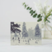 Carte Postale Cimetière d'hiver (Debout devant)
