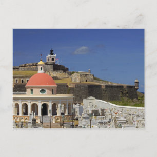 Carte Postale Cimetière en bord de mer de Porto Rico