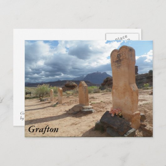 Carte Postale Cimetière - Grafton (Devant / Derrière)