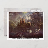 Carte Postale Cimetière Juif Par Jacob Isaackszoon Van Ruisdael (Devant / Derrière)