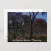 Carte Postale Cimetière national d'Arlington (Devant / Derrière)