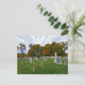 Carte Postale Cimetière Old Yard, Stowe, Vermont (Debout devant)