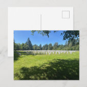 Carte Postale Cimetière paisible (Devant / Derrière)