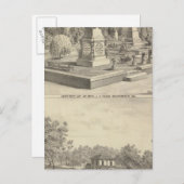 Carte Postale Cimetière Sacto, res Woodland (Devant / Derrière)