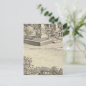 Carte Postale Cimetière Sacto, res Woodland (Debout devant)