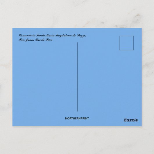 Carte Postale Cimetière Santa María Magdalena de Pazzi (Dos)