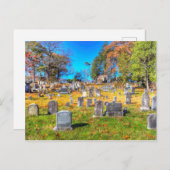 Carte Postale Cimetière Sleepy Hollow (Devant / Derrière)