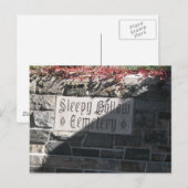 Carte Postale Cimetière Sleepy Hollow (Devant / Derrière)