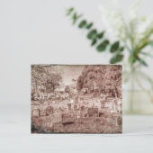 Carte Postale Cimetière Sleepy Hollow Vintage (Debout devant)