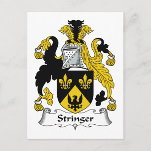 Carte Postale Cimier de famille Stringer