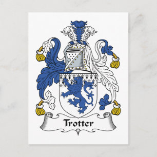 Carte Postale Cimier de famille Trotter