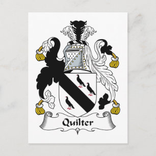 Carte Postale Cimier de la famille Quilter