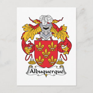Carte Postale Cimier familial d'Albuquerque