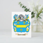 Carte Postale Cimier familial de Witcher (armoiries) (Debout devant)