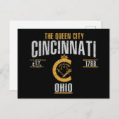 Carte Postale Cincinnati (Devant / Derrière)