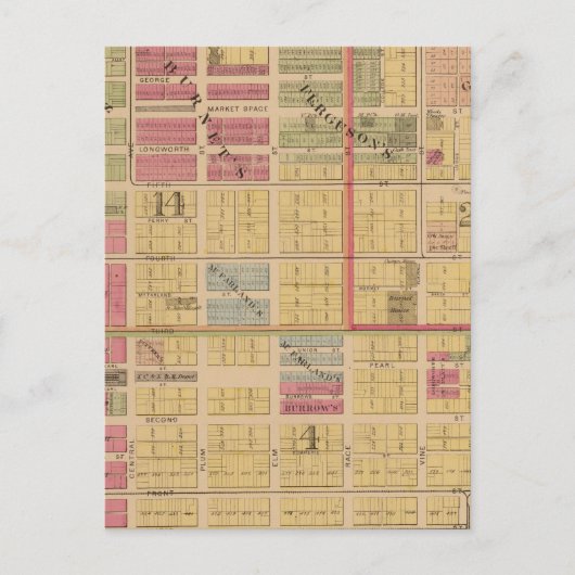 Carte Postale Cincinnati, Ohio (Devant)